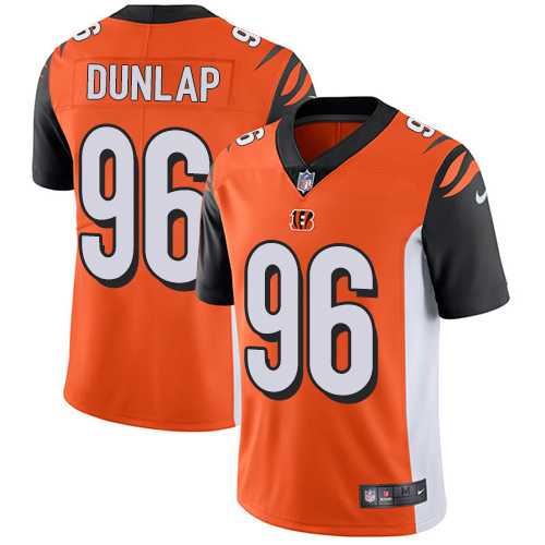 Nike Cincinnati Bengals #96 Carlos Dunlap Orange Alternate NFL Vapor Untouchable Limited Jersey,We sell and wholesale Nike Cincinnati Bengals #96 Carlos Dunlap Orange Alternate NFL Vapor Untouchable Limited Jersey on line form chian!